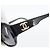 Gafas de sol CHANEL COCO de plástico Negro CC Auth 181746 - vista 6