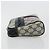 Clutch GUCCI GG Supreme Sherry Line PVC Blu Navy Rosso Auth 182400 - vista 4
