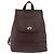 Zaino Coach in pelle marrone e oro Auth 176433 D'oro - vista 13