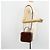 Borsa Vanity GUCCI Bamboo in pelle vernice 2way Marrone Oro Auth 180051 D'oro - vista 24