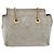 Borsa a Spalla con Catena PRADA in Scamosciato Grigio e Oro Auth bs35411 Marrone D'oro - vista 13