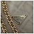 Borsa a Spalla con Catena PRADA in Scamosciato Grigio e Oro Auth bs35411 Marrone D'oro - vista 17