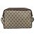 Borsa GUCCI GG Supreme Web Sherry Line PVC Beige Oro 001 113 6472 Auth 182533 D'oro - vista 2