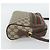Borsa GUCCI GG Supreme Web Sherry Line PVC Beige Oro 001 113 6472 Auth 182533 D'oro - vista 4
