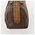 Céline Borsa Boston CELINE in tela Macadam e pelle PVC 3 Set Marrone Auth mr2452 - vista 11