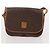 Céline Borsa Boston CELINE in tela Macadam e pelle PVC 3 Set Marrone Auth mr2452 - vista 17