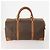 Céline Borsa Boston CELINE in tela Macadam e pelle PVC 3 Set Marrone Auth mr2452 - vista 3