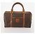 Céline Borsa Boston CELINE in tela Macadam e pelle PVC 3 Set Marrone Auth mr2452 - vista 9