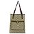 Gucci Old Sherry Line GG Muster Leder Tote Bag Braun Rot Grün