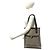 Gucci Old Sherry Line GG Muster Leder Tote Bag Braun Rot Grün - Ansicht 2