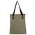Gucci Old Sherry Line GG Muster Leder Tote Bag Braun Rot Grün - Ansicht 3
