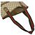 Gucci Old Sherry Line GG Muster Leder Tote Bag Braun Rot Grün - Ansicht 4