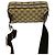 Gucci GG Logo Muster Canvas Leder Pouch Braun - Ansicht 4
