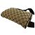 Gucci GG Logo Muster Canvas Leder Pouch Braun - Ansicht 8