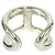 Hermès Hermes Osmo's GM Band Ring Silvery - view 6