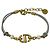 Bracciale Charm Grigio e Blu Navy Christian Dior Marrone Bianco
