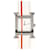 Hermès Montre Hermes H en acier inoxydable à quartz Blanc  - vue 1