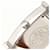 Hermès Montre Hermes H en acier inoxydable à quartz Blanc  - vue 3