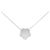 Autre Marque Collana a fiore in diamanti e oro bianco Au750 Argento