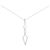 Autre Marque Collana in oro bianco e diamanti Au750 Argento