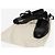 Autre Marque Schwarze metallische flache Schuhe - Größe EU 39 (UK 6) - Ansicht 6