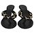 Sandali Bottega Veneta Dot 55 in catena intrecciata nera