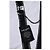 Saint Laurent, Cravatta tuxedo con strass Nero Argento - vista 5