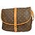 Borsa Louis Vuitton Saumur in Tela Monogram 35 Marrone - vista 2