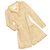 Giacca in tweed Chanel con zip Rosa Beige Giallo Blu chiaro - vista 3
