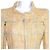 Giacca in tweed Chanel con zip Rosa Beige Giallo Blu chiaro - vista 9