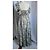Laurence Bras Saint Barth Blumenkleid T38 Braun Pink Beige Grau - Ansicht 13