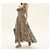 Laurence Bras Saint Barth Blumenkleid T38 Braun Pink Beige Grau - Ansicht 2