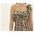 Laurence Bras Saint Barth Blumenkleid T38 Braun Pink Beige Grau - Ansicht 3