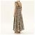 Laurence Bras Saint Barth Blumenkleid T38 Braun Pink Beige Grau - Ansicht 4