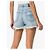 R13 Distressed Denim Shorts Blau - Ansicht 7
