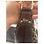 Gucci Borsa Hobo Bamboo Horsebit Monogramma GG Marrone Nero D'oro - vista 8