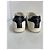 Gucci Ace Sneakers in pelle con banda Web e dettaglio serpente Bianco - vista 5