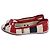 Fred Perry Southsea Deckchairs Canvas Ballerinas Weiß Rot Dunkelblau