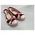 Fred Perry Southsea Deckchairs Canvas Ballerinas Weiß Rot Dunkelblau - Ansicht 3