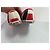 Fred Perry Southsea Deckchairs Canvas Ballerinas Weiß Rot Dunkelblau - Ansicht 6