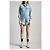 R13 Mono Corto de Denim Distressed Azul - vista 4