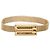 Bracciale a maglia dorata Victoria Beckham D'oro