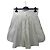 Short de cintura alta Chloé em algodão e linho Branco