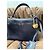 Balenciaga Mini Rodéo Borsa pelle invecchiata blu navy - vista 3