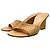Chanel Mule con zeppa in scamosciato beige