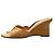 Chanel Mule con zeppa in scamosciato beige - vista 3