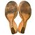 Chanel Mule con zeppa in scamosciato beige - vista 4