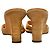 Chanel Mule con zeppa in scamosciato beige - vista 5