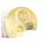 Hermès Gold Tone Leather Diamond Motif Clip-On Earrings Golden  - view 5