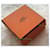 Hermès Gold Tone Leather Diamond Motif Clip-On Earrings Golden  - view 6